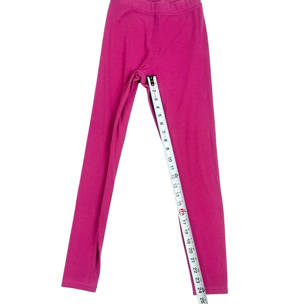 Alo Yoga Ribbed High Waist Blissful Leggings Pink Raspberry XS - Picture 7 of 7